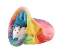 DONGKER Saco de Dormir para hámster, Suave Saco de Dormir de Forro Polar para Conejos, Mascotas pequeñas, Hurones, cobayas, Chinchillas, Conejos y hámsters.