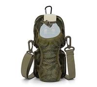 DONGKER Tatical - Bolsa plegable para botella de agua con correa ajustable para actividades al aire libre