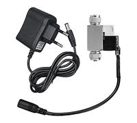 DONGKER Válvula solenoide de CO2 para acuario, sistema de CO2, regulador de válvula solenoide con interruptor automático para acuario, agua, plantas, hierba