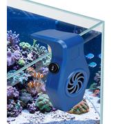 DONGKER Ventilador enfriador de acuario, ventilador de refrigeración USB montado en la pared con 2 modos de velocidad, bajo ruido para camarones, coral, agua dulce tropical y salada (hasta 10 mm de
