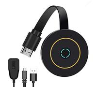 Dongle de Visualización WiFi, Adaptador HDMI Inalámbrico 4K para Transmisión de Archivos de Video, Receptor de TV Compatible con Android/Windows/iOS/Mac, Espejo a Televisor/Proyector/Monitor