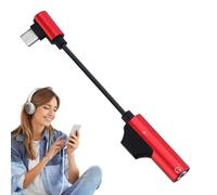 Dongle tipo C - Adaptador de carga de audio 2 en 1, separador de conector para auriculares | Cable de conversión de 3,5 mm, llamadas musicales, juegos, miradas de vídeo, accesorios móviles, smartphone
