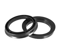 DONGLING Centradores De Llantas 2 uds Cubo de Rueda Coche plástico Anillos céntricos Centro diámetro 67,1-54,1,1-56,1-60,1-63,4,1-66,1mm(72.6mm to 56.6mm)