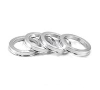 DONGLING Centradores De Llantas 4 Uds. Anillos céntricos de Cubo Cuello Central Rueda Coche Anillos(73.1-56.1)