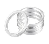 DONGLING Centradores De Llantas 4 Uds OD 58,1mm 63,4mm 64, 65, a ID 54, 57, 66,6mm 93, Anillos céntricos de Cubo Coche Espaciador Central Orificio Rueda(64.1mm to 54.1mm)
