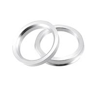 DONGLING Centradores De Llantas Anillos céntricos de Cubo Coche, Espaciador Central Rueda, aleación Aluminio, 57,1mm a 66,6mm, 63,4mm a 65, 73, 2 uds(63.4mm to 73.1mm)