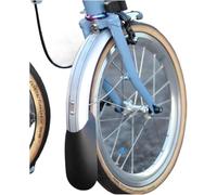 DONGLING Guardabarros MTB Juego De Guardabarros for Bicicleta, con Soporte for Rueda, Accesorios for Piezas Protectores Agua Y Barro for(Silver Only Front)