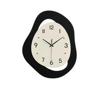 DONGLING Reloj De Pared Modern Creative Digital Wall Clock Twisted Irregular Shape Room Living Home Personality Decoration(Noir)
