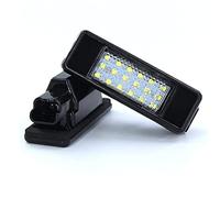DONGMAO Luces de matrícula, 2 pcs Luz Trasera de la matrícula del Coche del LED Blanco para P/eugeot 106 1007 207 307 C/itroen C2 C3 C4 C5