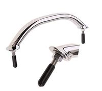 DONGMAO Manija de la Puerta,Reemplazo Durable del Hardware del yate Marino del Barco de la barandilla del asa Pulida de la manija del Acero Inoxidable de 8 Pulgadas