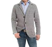 DONGPAO Chaqueta Tipo Cárdigan para Hombre, Chaqueta Tipo Blazer De Punto con Cuello Chal, Abrigo Deportivo Ajustado, Chaqueta De Negocios Elegante Vintage, Suéter De Punto Informal con Botones,