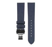 dongriuk Cadenas de reloj de nailon para Maurice Lacroix Pontos Elegant Masterpiece Collections Correa de reloj de lona para hombre y mujer con(Blueb2,22mm)