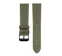 dongriuk Cadenas de reloj de nailon para Maurice Lacroix Pontos Elegant Masterpiece Collections Correa de reloj de lona para hombre y mujer con(Greenb1,22mm)