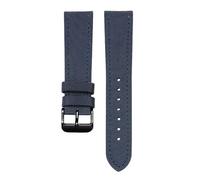 dongriuk Cadenas de reloj de nailon para Maurice Lacroix Pontos Elegant Masterpiece Collections Correa de reloj de lona para hombre y mujer con(Blueb1,22mm)