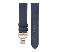 dongriuk Cadenas de reloj de nailon para Maurice Lacroix Pontos Elegant Masterpiece Collections Correa de reloj de lona para hombre y mujer con(Bluer2,21mm)
