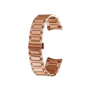 dongriuk Correa curva de acero inoxidable para reloj Mido Multifort TV M049.526 M049 de metal macizo para hombre.(Rose)
