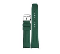 dongriuk Correa de caucho para Breitling Aerospace Chronograph Premier Super Ocean Legendary Aviation(Green3,24mm)