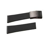 dongriuk Correa de caucho para Breitling Avenger Super Ocean Heritage Blackbird Reconnaissance Aircraft(Black matte black,22mm)