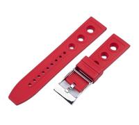 dongriuk Correa de caucho para Breitling Avenger Superocean Challenger Blackbird Reconnaissance(Red)