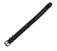 dongriuk Correa de cuero de nailon para reloj deportivo de mujer y hombre, pulsera suave para Hamilton Khaki Field(Black-black,20mm)