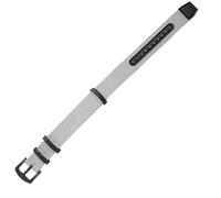 dongriuk Correa de cuero de nailon para reloj deportivo de mujer y hombre, pulsera suave para Hamilton Khaki Field(Grey-black,20mm)