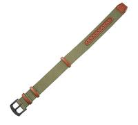 dongriuk Correa de cuero de nailon para reloj deportivo de mujer y hombre, pulsera suave para Hamilton Khaki Field(Green-black,20mm)