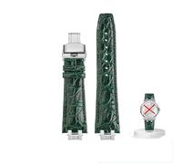 dongriuk Correa de cuero para reloj Maurice Lacroix AIKON AI6007 1108 AI6058 AI6008, de liberación rápida, de acero inoxidable y con unión metálica.(Greens1,For Al6007 AI1108)