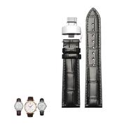dongriuk Correa de cuero para reloj Tissot 1853 Le Locle Seastar Gentleman Ballade para hombre y mujer(Blacks1,23mm)