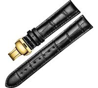 dongriuk Correa de cuero para reloj Tissot Le Locle Ballade Gentleman Carson(Blackg2,18mm)