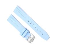 dongriuk Correa De Reloj Curvada De Goma Sin Huecos Para Omega Moonswatch Joint Planet Series Moon Mercury Hombres Mujeres Correas De Reloj(W)