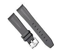 dongriuk Correa De Reloj Curvada De Goma Sin Huecos Para Omega Moonswatch Joint Planet Series Moon Mercury Hombres Mujeres Correas De Reloj(A)