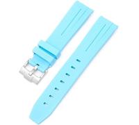 dongriuk Correa De Reloj Curvada De Goma Sin Huecos Para Omega Moonswatch Joint Planet Series Moon Mercury Hombres Mujeres Correas De Reloj(HH)