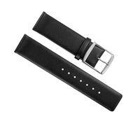dongriuk Correa de reloj de cuero para hombre y mujer, repuesto de correa de reloj para CK k2g211 k2g271 k76211 k76271(Black,22mm)