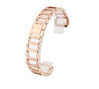 dongriuk Correa de reloj para la serie CK K3G223626 K3G231 K2Y2Y1 Correa de reloj de acero de precisión Pulsera para mujer(Rosegold)