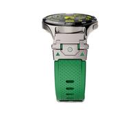 dongriuk Correa de silicona de liberación rápida de 22 mm para reloj inteligente OnePlus 2 2R y Amazfit Balance.(T green)