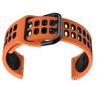 dongriuk Correa de silicona para reloj TicWatch Pro 3 Ultra/LTE/2021 GPS S2 E2 GTX, correas de repuesto, pulsera de 20mm y 22mm(Orange,For TicWatch S2 E2)