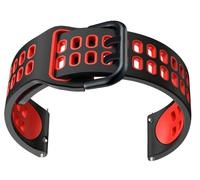 dongriuk Correa de silicona para reloj TicWatch Pro 3 Ultra/LTE/2021 GPS S2 E2 GTX, correas de repuesto, pulsera de 20mm y 22mm(Red,TicWatch Pro 3 LTE)