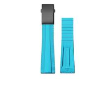dongriuk Correa plegable de caucho fluorado para cronógrafo Breitling Avenger Super Ocean(Light blue black)