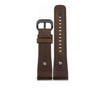 dongriuk Correas de cuero para relojes Diesel DZ7370, DZ7395, DZ7430 y DZ7315.(Brownb a)
