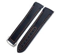 dongriuk New Nylon Rubber Watchband Fit For Omega Seamaster 300 AT150 Speedmaster Silicone Watch Strap(Red Black,22mm)