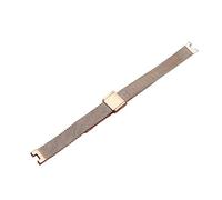 dongriuk Pulsera de acero inoxidable para reloj CK K8G231/236, correa de malla tejida de metal, correa de reloj con muesca de 10 mm(Rosegold)