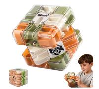 DONGTATA Labyrinth-Maze Cubo 3D Rompecabezas Educativo Juego de Ingenio para Adolescentes y Adultos Mejora la Concentración y el Pensamiento Lógico Regalo Antiestrés Puzzle Puzzle (Estilo-1)