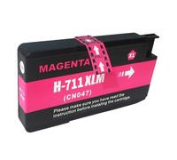 DONGXINGCUNZG Cartucho de Tinta CZ130A CZ131A CZ132A CZ133A Lleno de Tinta Compatible con Impresora 711 711XL HP711 DesignJet T120 T520(M)