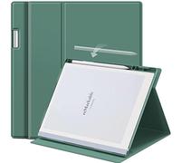 DONGZHU Funda para tableta de papel Remarkable 2, funda plegable ajustable con múltiples visualizaciones, con soporte para bolígrafo integrado, para 10.3 pulgadas lanzado en 2020 (verde oscuro)