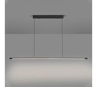 DONHEK Lámpara colgante lineal LED mesa de comedor lámpara colgante minimalista lámpara de techo luminaria, altura ajustable candelabros colgantes para isla de cocina tienda de oficina Star of Light