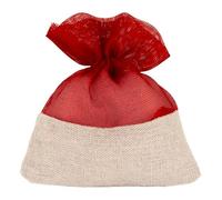 Doni Bomboniere 12 bolsas para peladillas con tiras de peladillas, para tarjetas de mesa, elegantes tarjetas de mesa, embalaje bicolor, ideas de regalo completas originales