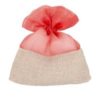 Doni Bomboniere 12 bolsas para peladillas con tiras de peladillas, saquitos para confirmación, cumpleaños, para elegantes tarjetas de mesa, embalaje bicolor, ideas de regalo completas