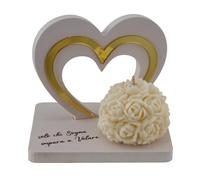 Doni Bomboniere Boda 1 unids Vela con Rosas Corazón Estilizado Aniveresario Frase Solo Quien Sueña Aprende A Volar Ideas de Regalo Completas Originales Baratas