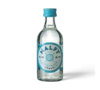 Doni Bomboniere Licores Mini Botellas, 1 unidad Malfy Gin Original Mignon 18 años 30° cumpleaños 40° 50° 60° 70° 80° Genérico 50 ml Botella Licor Bombonera Fiesta marcador de sitio especial Idea