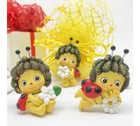Doni Bomboniere Nacimiento 12 unidades imán en forma de mariquita niña recuerdos cumpleaños bautizo comunión pensamientos ideas originales económicas con adornos